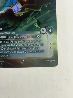 Scar Finally King Enchanted 239/204 Fabled Lorcana Card - Image 4