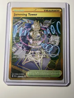Pokemon TCG Jamming Tower Hyper Rare Card 243/182 Destined Rivals - Image 4
