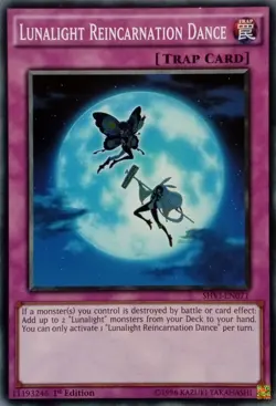 SHVI-EN071 LUNALIGHT REINCARNATION DANCE COMMON 1ST EDITION YuGiOh CARD - Image 1