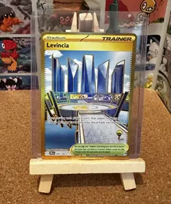 Levincia 244/182 Secret Rare Destined Rivals Pokemon TCG English Gold Card - Image 1