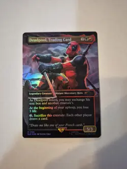 Deadpool, Trading Card (Rainbow Foil) Secret Lair Drop Foil - Image 1
