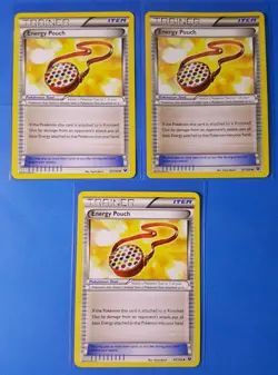 3x Energy Pouch 97/124 Pokemon card XY Fates Collide uncommon NM - Image 1