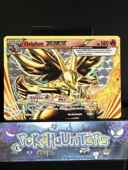 Pokemon Card Delphox BREAK 14/124 XY Fates Collide Ultra Rare Near Mint - Image 1