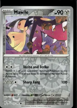 Pokemon Mawile 112/162 Temporal Forces Reverse Holo Common 5 Card Lot - Image 1