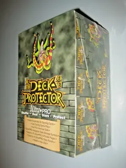 Vintage 1995 Ultra Pro Clear Shield Deck Cards Protector Rembrandt 10-100 Packs - Image 1