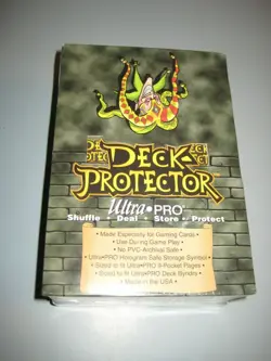 Vintage 1995 Ultra Pro Clear Shield Deck Cards Protector Rembrandt 10-100 Packs - Image 3