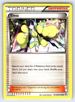 Elesa RC20/RC25 2013 Legendary Treasures Pokemon Card Reverse Holo - Vlp - Image 1