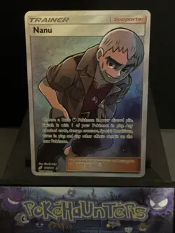 Pokemon Card Nanu 179/181 Team Up Ultra Rare Trainer Near Mint - Image 1