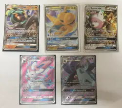 GX 15 Card Lot Pokemon TCG Sun And Moon Era Cards Ultra Rare Holo Full Art - Image 4