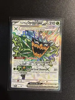 Teal Mask Ogerpon ex 166 Sv: Scarlet & Violet Promo Cards Holo - Image 1