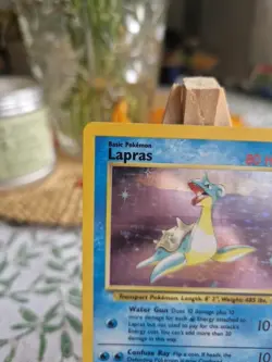 1999 Pokemon LAPRAS Fossil Set HOLO Foil Rare Unlimited Edition Card 10/62 - NM - Image 2