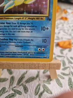 1999 Pokemon LAPRAS Fossil Set HOLO Foil Rare Unlimited Edition Card 10/62 - NM - Image 5