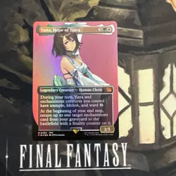 Yuna, Hope of Spira (Borderless) Final Fantasy Foil - Image 1