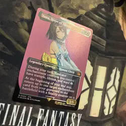 Yuna, Hope of Spira (Borderless) Final Fantasy Foil - Image 3
