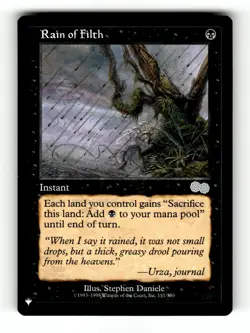 MTG: Rain of Filth | The List Reprints 151/350 NM - Image 1