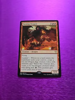 Nesting Dragon #255 MTG Tarkir Dragonstorm NM X1 Real Pic Fast Ship - Image 1