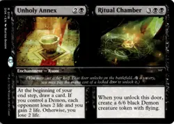 MTG Unholy Annex // Ritual Chamber Normal NM Duskmourn: House of Horror Magic 11 - Image 1