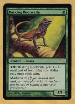 FNM Foil Promo - Basking Rootwalla (English, 2007, Promotional) - Image 1
