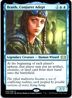 Braids, Conjurer Adept - FOIL - Double Masters - 43 NM - Image 1