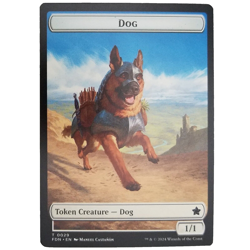 x4 Dog/Beast Foundations Double-Sided Token 0029/0033 Creature Common M/NM MTG - Image 1