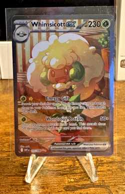 Whimsicott ex 165/086 Special Illustration Rare Pokemon SV White Flare NM - Image 1