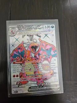 1x Charizard ex - 215/197 - Ultra Rare NM-Mint Pokemon SV03 - Obsidian Flames - Image 1