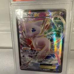 2016 Pokemon XY Black Star Super Premium Collection Mew EX Promo #XY126 LP - Image 4