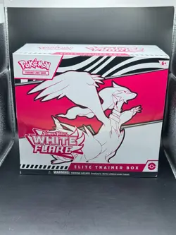 Pokemon TCG: Scarlet & Violet - WHITE FLARE Elite Trainer Box FACTORY SEALED ETB - Image 1