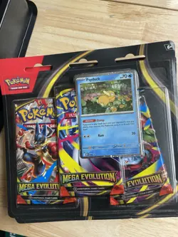 Pokemon Mega Evolution 3 Pack - Blister Factory Sealed (Psyduck) - Image 1