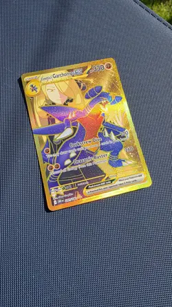MINT Pokemon TCG Destined Rivals Cynthia's Garchomp EX 241/182 Gold Hyper Rare - Image 2