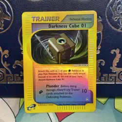 Pokemon Darkness Cube 01 119/147 Aquapolis Reverse Holo NM - Image 1