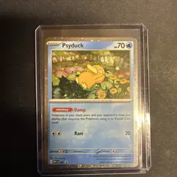 Pokemon TCG Psyduck 007 Black Star Promo Mega Evolution NM - Image 1
