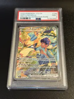 Hop’s Zacian ex SIR 186/159 - Pokemon 2025 Journey Together - PSA 9 Mint - Image 1