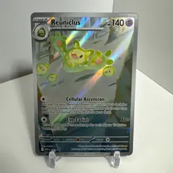 Reuniclus 212 SVP Pokemon Scarlet & Violet Black Bolt Tech Sticker Promo Mint NM - Image 1