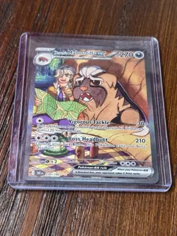 Pokemon TCG Arven's Mabosstiff EX #235/182 Sv10: Destined Rivals SAR - Image 1