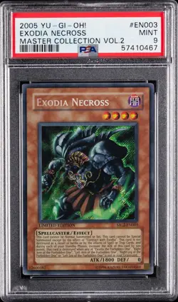 2005 YU-GI-OH! MASTER COLLECTION VOLUME 2 #EN003 EXODIA NECROSS PSA 9 - Image 1