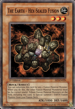 The Earth - Hex-Sealed Fusion - 1st Edition FET-EN029 - MP - YuGiOh - Image 1
