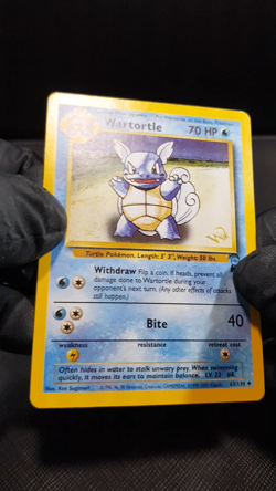 Wartortle - 63/130 - Base Set 2 - Wizards Gold 'W' Stamped Promo - Pokemon Card - Image 2