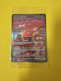 Pokemon TCG Mew EX SVP Blackstar 151 Promo Card 053 Scarlet & Violet Sealed - Image 1