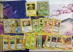 Vintage Pokemon Card Lot WOTC Wizard Of The Coast Base Gym Jungle Rocket W/Rares - Image 1