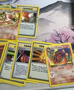 Vintage Pokemon Card Lot WOTC Wizard Of The Coast Base Gym Jungle Rocket W/Rares - Image 3