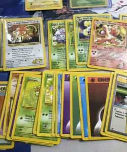 Vintage Pokemon Card Lot WOTC Wizard Of The Coast Base Gym Jungle Rocket W/Rares - Image 4