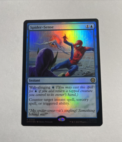 Spider-Sense - Marvel's Spider-Man Foil MTG Plus Bonus Card!!! - Image 1