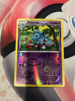 Pokemon Nidoran XY Primal Clash 66/160 Reverse Holo Common Card Near Mint NM - Image 1