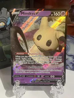 Mimikyu V - 062/163 - Rare Holo Card - Pokemon Battle Styles MINT - Image 1