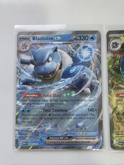 Pokemon 151 Blooming Waters Promos Blastoise/Venusaur/Squirtle/Bulbasaur-4 Cards - Image 3