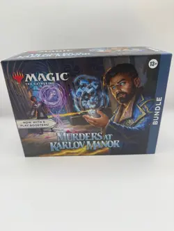 Murders at Karlov Manor Bundle - 9 Play Boosters, 30 Land Cards - Image 1