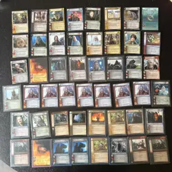 Lord of the Rings LOTR TCG CCG Card Elvish Tengwar Text Promo Rare Cards Lot - Image 1