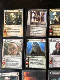 Lord of the Rings LOTR TCG CCG Card Elvish Tengwar Text Promo Rare Cards Lot - Image 2