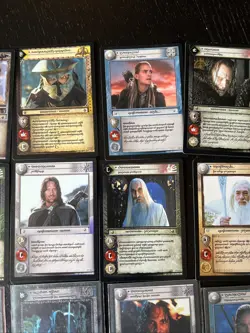 Lord of the Rings LOTR TCG CCG Card Elvish Tengwar Text Promo Rare Cards Lot - Image 3